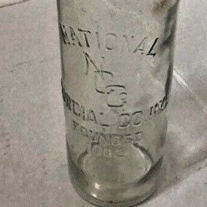 National Cordial Company Co. Bottle Clear 1942